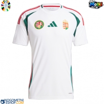 Moški Nogometni dresi Madžarska Gostujoči EP 2024 Kratek Rokav